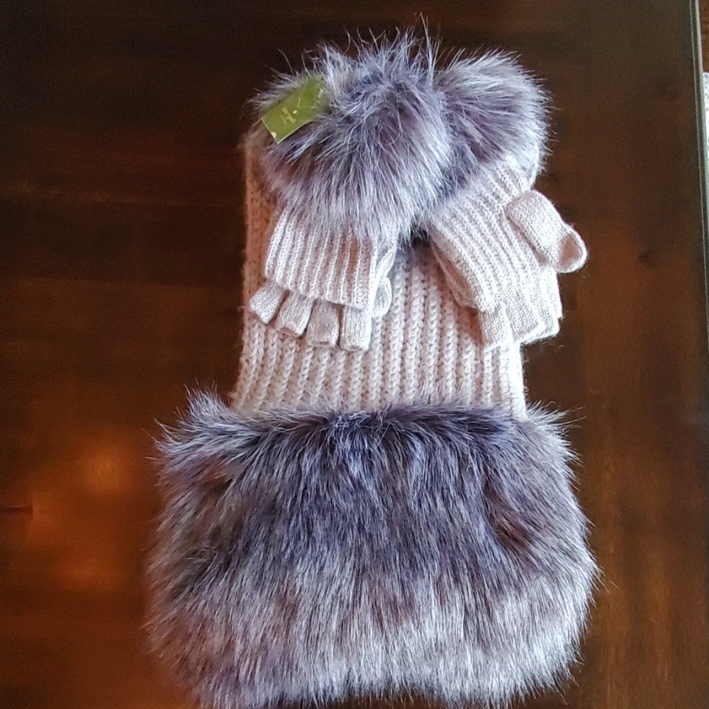 Kate Spade scarf and gloves